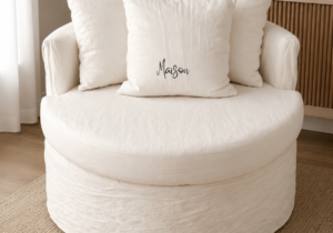 Sillón circular (funda de tusor)